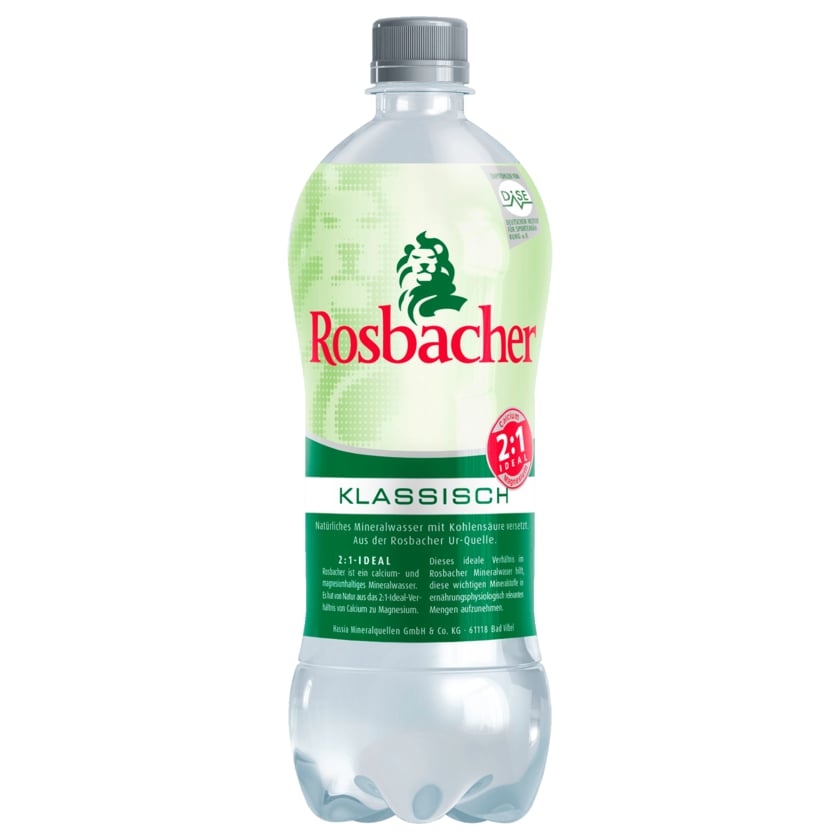 Rosbacher Mineralwasser Klassisch 0,75l